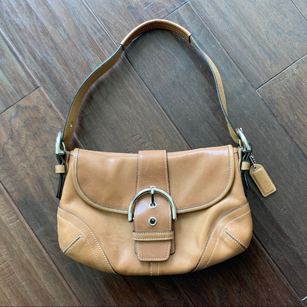 COACH Signature Small Flap Bag